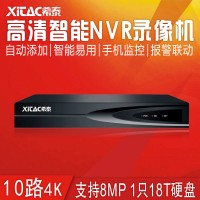 希泰NVR8010D8 H265+10路4K网络高清录像机